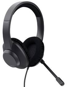 Headset Trust AYDA Max, USB-C/USB-A, ENC černý

 obrázek produktu 1 z 12