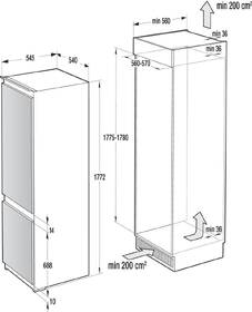 Chladnička s mrazničkou Gorenje RKI2181E1 FrostLess bílá

 obrázek produktu 8 z 8