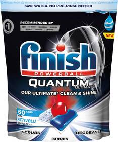 Tablety do myčky Finish Quantum Ultimate Reg (60 ks) 

 obrázek produktu 1 z 1