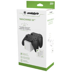 Dokovací stanice SnakeByte Twin: Charge SX pro Xbox Series X bílá barva
