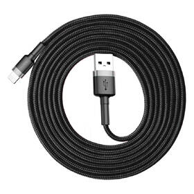 Kabel Baseus Cafule USB/Lightning, 1,5A, 2m černý/šedý

 obrázek produktu 1 z 5