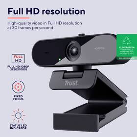 Webkamera Trust TW-200 Full HD ECO černá

 obrázek produktu 5 z 18