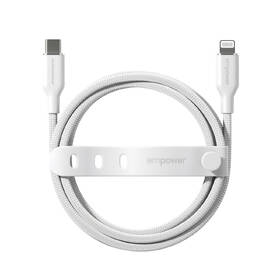 Kabel PanzerGlass empower MFI USB-C/Lightning, 1,2 m bílý

 obrázek produktu 2 z 6