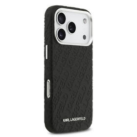 Kryt na mobil Karl Lagerfeld Grained PU Repeated Logo MagSafe na Apple iPhone 17 Pro černý

 obrázek produktu 3 z 7