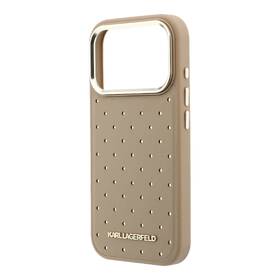 Kryt na mobil Karl Lagerfeld PU Perforated Gold Dots MagSafe na Apple iPhone 17 Pro béžový

 obrázek produktu 4 z 6