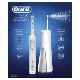 Ústní sprcha Oral-B Aquacare 6 + Genius X 
