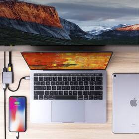 USB Hub HyperDrive USB-C/4K HDMI, USB 3.0, USB-C šedý

 obrázek produktu 1 z 1