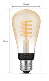 Chytrá žárovka Philips Bluetooth, filament ST64, 7W, E27, White Ambiance 

 obrázek produktu 3 z 7