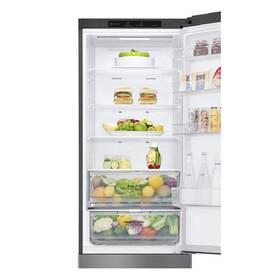 Chladnička s mrazničkou LG GBP62PZNBC stříbrná barva
