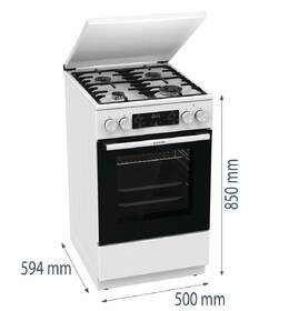 Kombinovaný sporák Gorenje MEKS5141WM bílý

 obrázek produktu 15 z 15