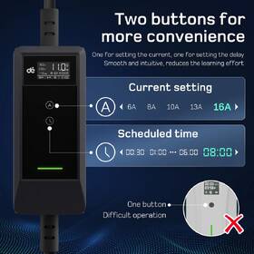Nabíjecí stanice dé 11kW Portable Charger with 7m cable černá

 obrázek produktu 3 z 5