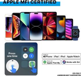 Lokátor Mili MiTag APL  + černý přívěšek (3 ks) černý

 obrázek produktu 4 z 7