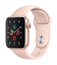 Chytré hodinky Apple GPS 40mm pouzdro ze zlatého hliníku - pískově růžový sportovní řemínek 

 obrázek produktu 2 z 2