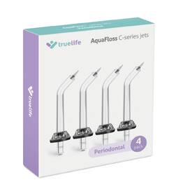 Náhradní trysky TrueLife AquaFloss Compact C300 Periodontal Jet (4 ks) bílá

 obrázek produktu 2 z 2