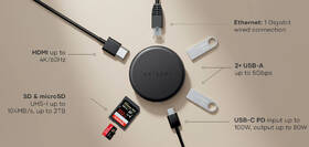 USB Hub Satechi OntheGo 7-in-1 Multiport Adapter černý

 obrázek produktu 8 z 8