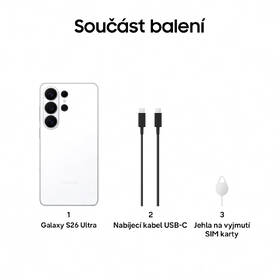 Mobilní telefon Samsung Galaxy S26 Ultra 5G 12 GB / 512 GB bílý

 obrázek produktu 8 z 21