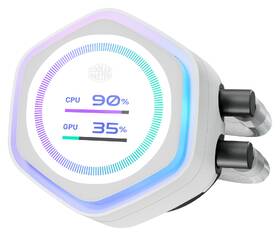 Vodní chladič Cooler Master MasterLiquid Atmos II LCD 240 White bílý

 obrázek produktu 3 z 3