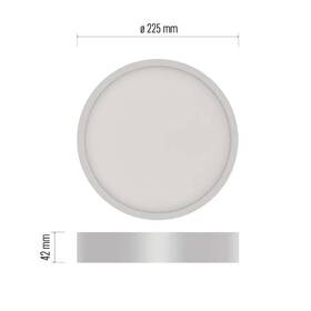 Stropní svítidlo EMOS Nexxo 21W, 22cm, 1900lm, neutrální bílá bílé

 obrázek produktu 1 z 4