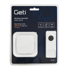 Zvonek bezdrátový Geti GWD106 W bílý

 obrázek produktu 3 z 4