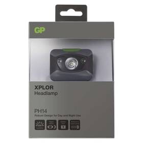 Čelovka GP 3 W LED + 2× červená LED 

 obrázek produktu 4 z 4
