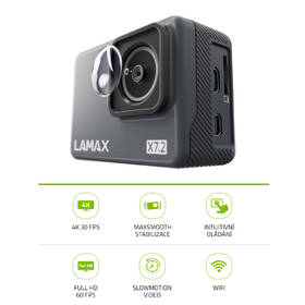 Outdoorová kamera LAMAX X7.2 černá barva
