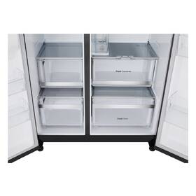 Americká lednice LG GSLE91EVAC černá barva
