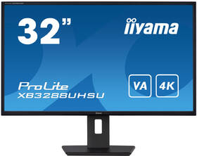 Monitor IIYAMA ProLite XB3288UHSU-B5 černá barva
