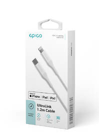 Kabel Epico UltraLink USB-C/Lightning 1.2m  EC42 bílý

 obrázek produktu 3 z 3