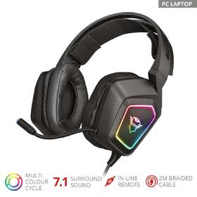 Headset Trust GXT 450 Blizz RGB 7.1 černý

 obrázek produktu 6 z 11