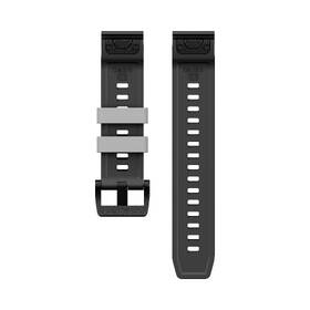Řemínek Cubenest Premium Silicone Garmin QuickFit Band 22mm černý/šedý

 obrázek produktu 1 z 5