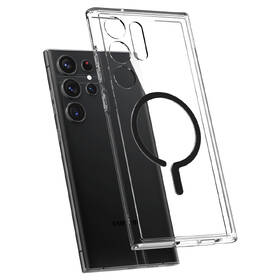 Kryt na mobil Spigen Ultra Hybrid OneTap MagSafe Ring na Samsung Galaxy S23 Ultra průhledný

 obrázek produktu 2 z 15