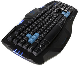 Klávesnice E-Blue Cobra Combatant- EX, US černá barva
