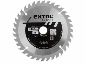 Kotouč pilový Extol Craft 19104 160x1,4x20mm, 36T 

 obrázek produktu 1 z 1
