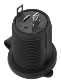 Zásuvka Compass 07393 12/24V s krytem 

 obrázek produktu 2 z 4