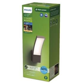 Nástěnné svítidlo Philips Splay, 2700 K antracitové

 obrázek produktu 5 z 5