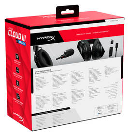 Headset HyperX Cloud III S Wireless černý

 obrázek produktu 10 z 11