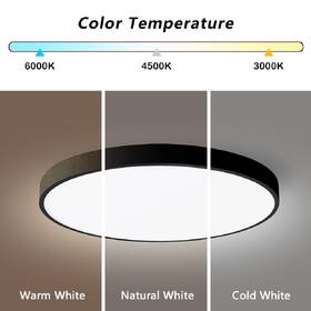 Stropní svítidlo IMMAX NEO LITE SEMPLICI SMART, 50cm, 48W, 3468 lm, s podporou BEACON, Wi-Fi, TUYA černé

 obrázek produktu 5 z 8