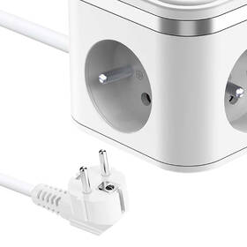 Kabel prodlužovací Viking YC33W, 3x zásuvka, 1x USB-A, 2x USB-C, vypínač, 1,4 m bílý

 obrázek produktu 1 z 2