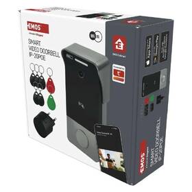 Videozvonek EMOS GOSMART IP-20PoE šedý

 obrázek produktu 12 z 15