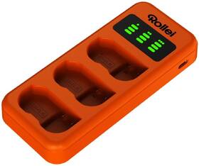 Nabíječka Rollei EN-EL15 Triple Charger Set (Nikon) oranžová

 obrázek produktu 3 z 3