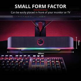 Reproduktory Trust GXT 619 Thorne RGB Illuminated Soundbar černé

 obrázek produktu 9 z 11
