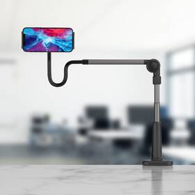 Držák na mobil FIXED Relax s otočným a nastavitelným ramenem, pro upevnění na stůl černý

 obrázek produktu 8 z 8