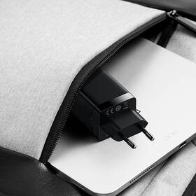 Nabíječka do sítě Baseus GaN3 2x USB-C, 1x USB 65 W + kabel USB-C/USB-C 100 W, 1 m černá

 obrázek produktu 7 z 9