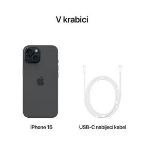 Mobilní telefon Apple iPhone 15 256 GB Black 

 obrázek produktu 8 z 9