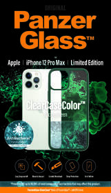 Kryt na mobil PanzerGlass ClearCase Antibacterial na Apple iPhone 12 Pro Max zelený

 obrázek produktu 5 z 5