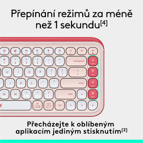 Klávesnice Logitech POP ICON, US layout růžová

 obrázek produktu 5 z 10
