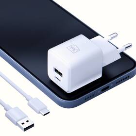 Nabíječka do sítě 3mk Hyper GaN USB-C/USB-A 20W bílá

 obrázek produktu 9 z 12