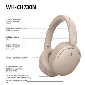 Sluchátka Sony WH-CH730N béžová

 obrázek produktu 9 z 11