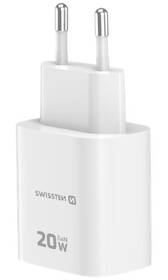 Nabíječka do sítě Swissten EDGE GaN 1x USB-C PD 20W/1x USB-A 18W QC bílá

 obrázek produktu 3 z 8