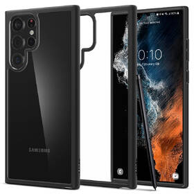 Kryt na mobil Spigen Ultra Hybrid na Samsung Galaxy S22 Ultra - matně černý 

 obrázek produktu 1 z 7